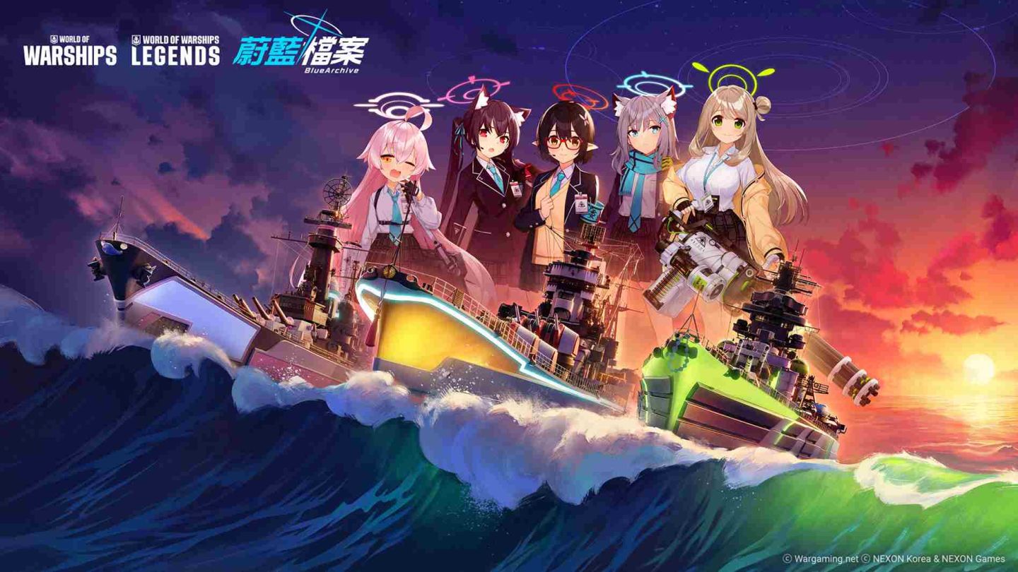 《戰艦世界》×《蔚藍檔案》首波跨界合作即將登場