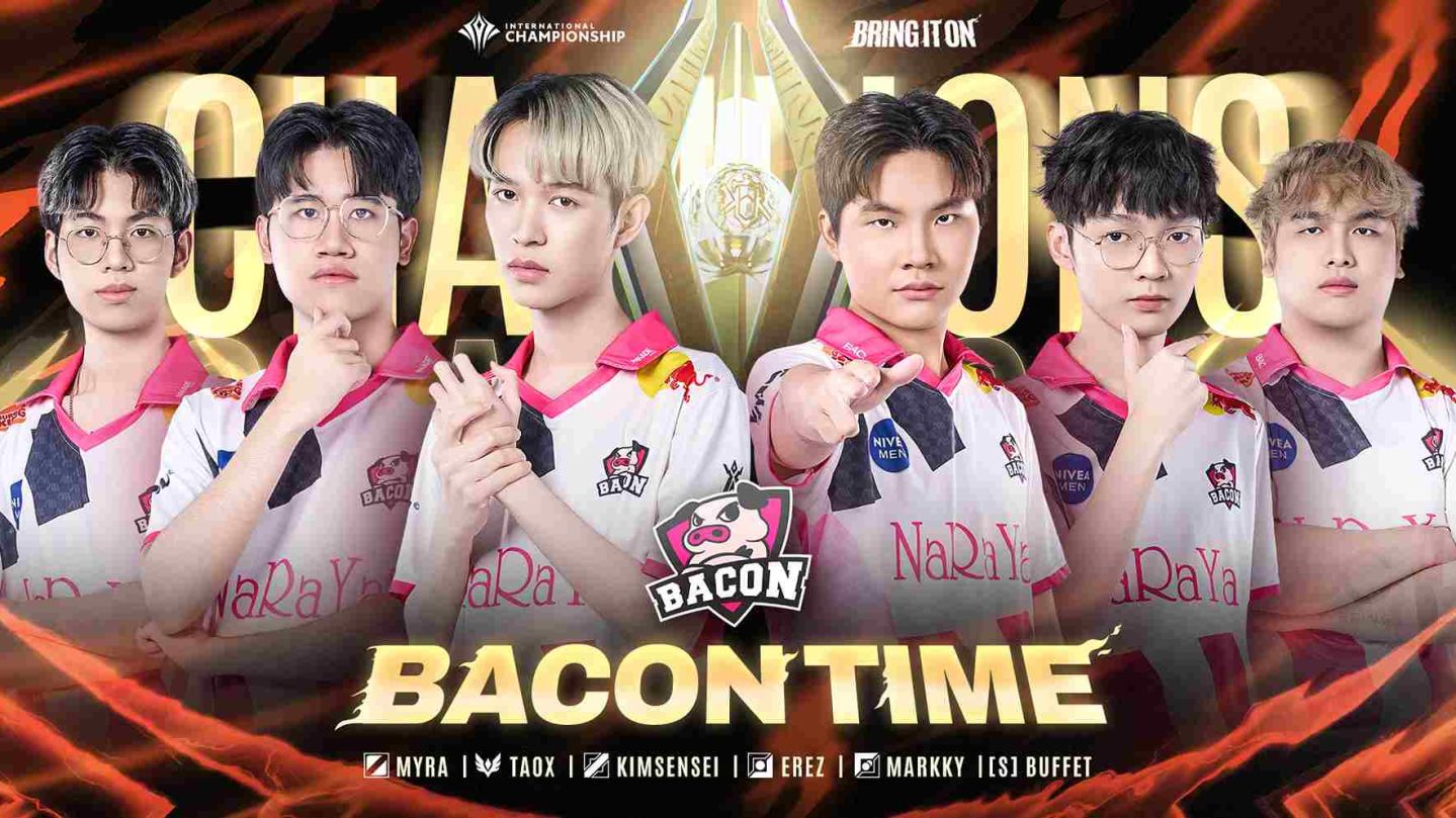 泰國勁旅 BACON TIME 勇奪《傳說對決》AIC 2024 國際錦標賽冠軍