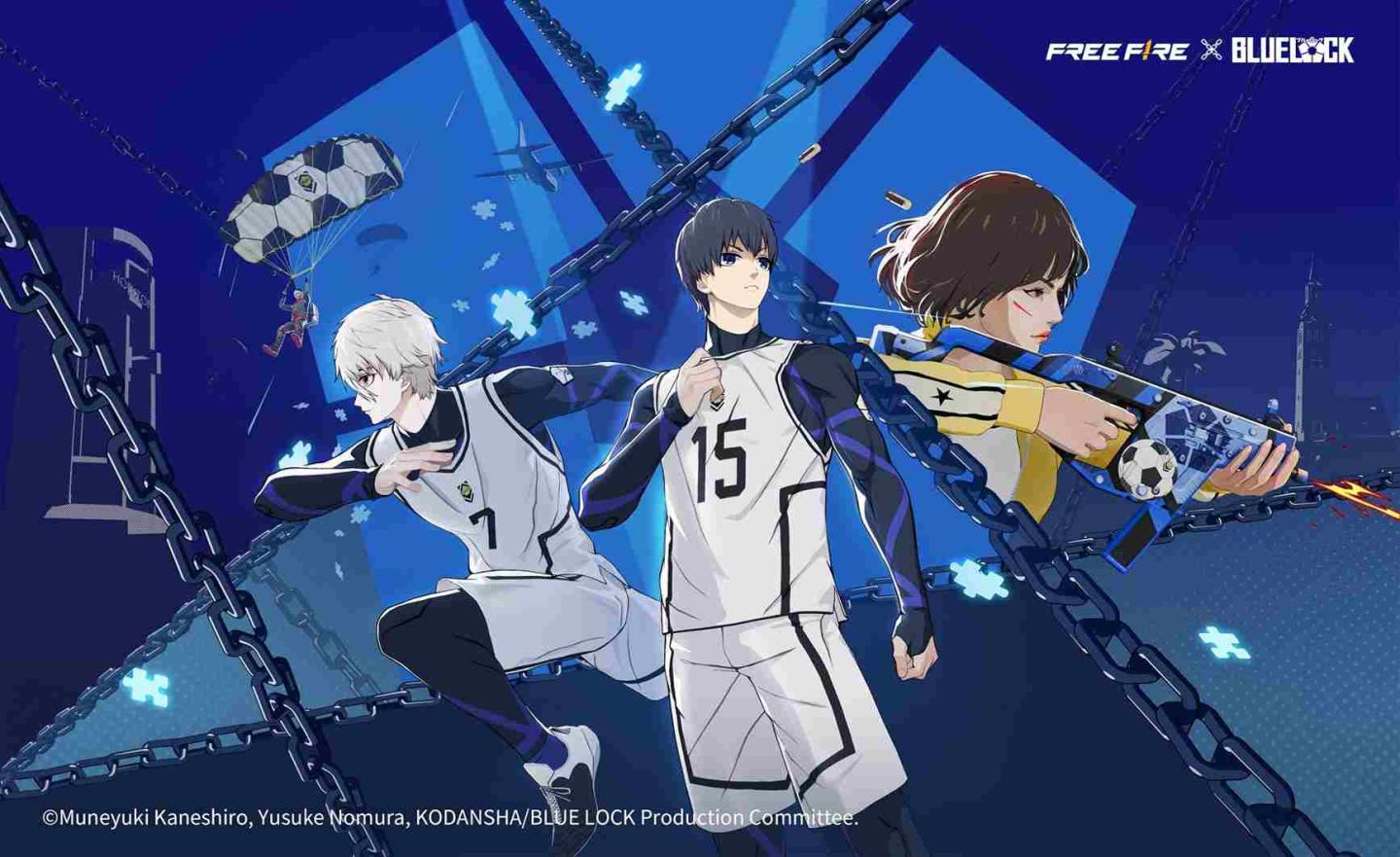 《Garena Free Fire》攜手熱門足球動畫《藍色監獄》推出合作