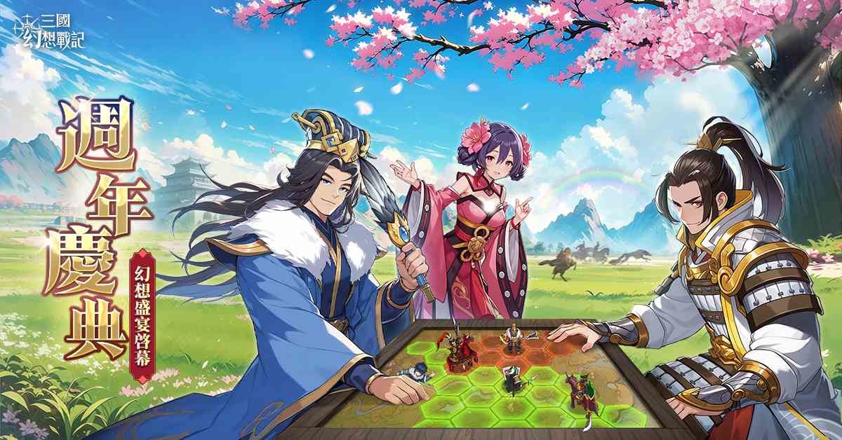 日系戰棋 SRPG《三國幻想戰記》歡慶一週年！幻想一番賞等多樣活動限時推出