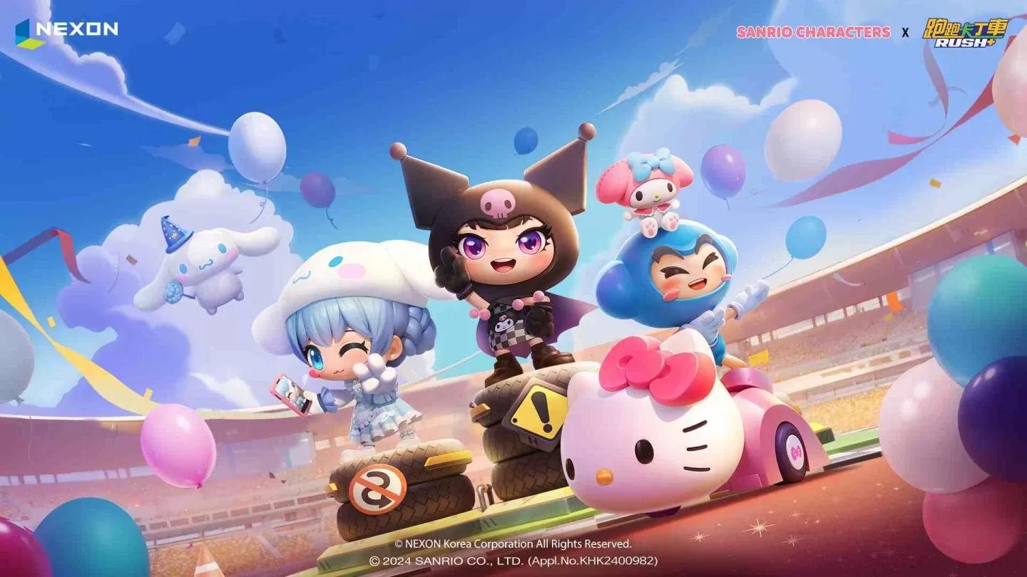 《跑跑卡丁車RUSH+》×「Sanrio Characters」合作啟動！推出多款人氣角色聯名款登場